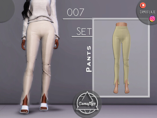 Sims 4 SET 007   Pants by Camuflaje at TSR