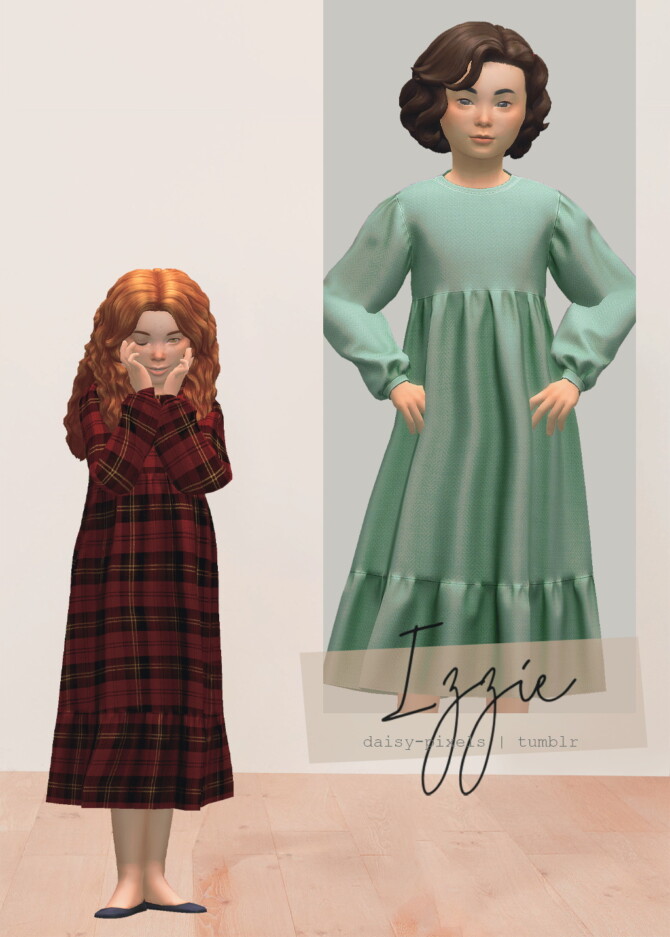 Sims 4 Izzie Dress at Daisy Pixels