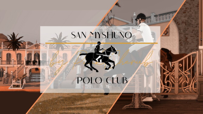 Sims 4 San Myshuno Polo Club (with CC) by PinkCherub at Mod The Sims 4