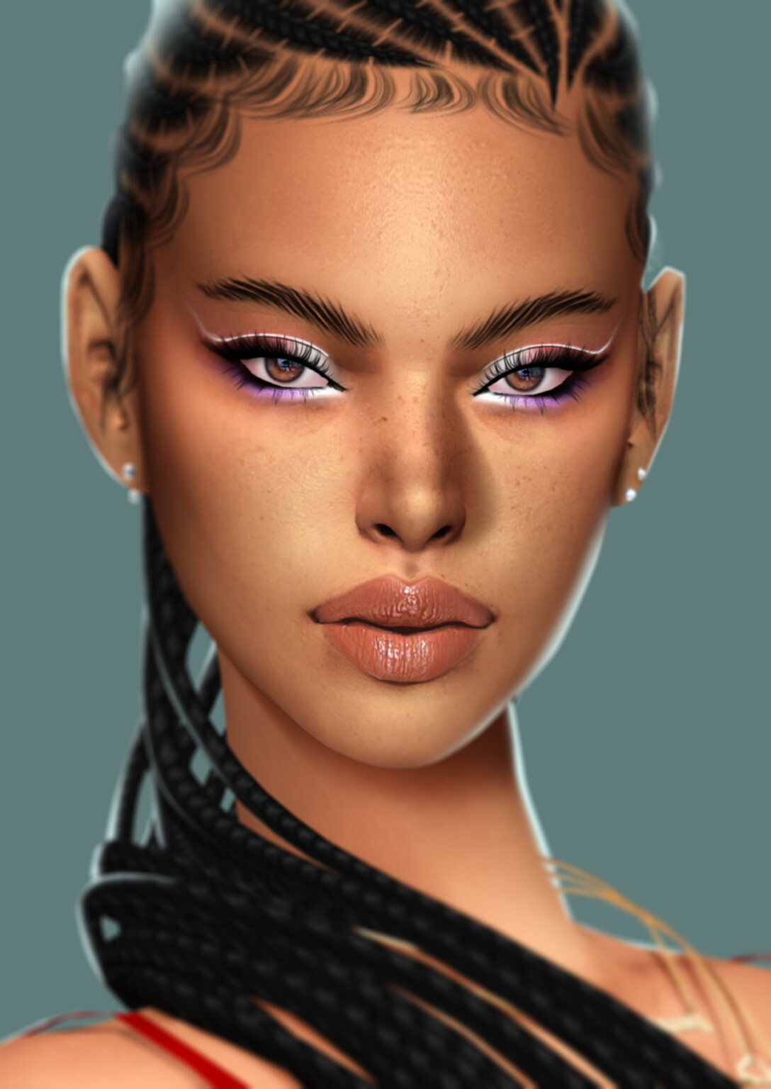 CUT CREASE CC3 at LEAN » Sims 4 Updates