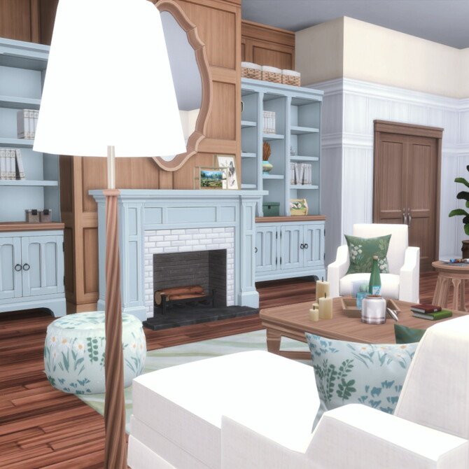 Sims 4 Hinterlands Living Country Style with 16 Items at Simsational Designs