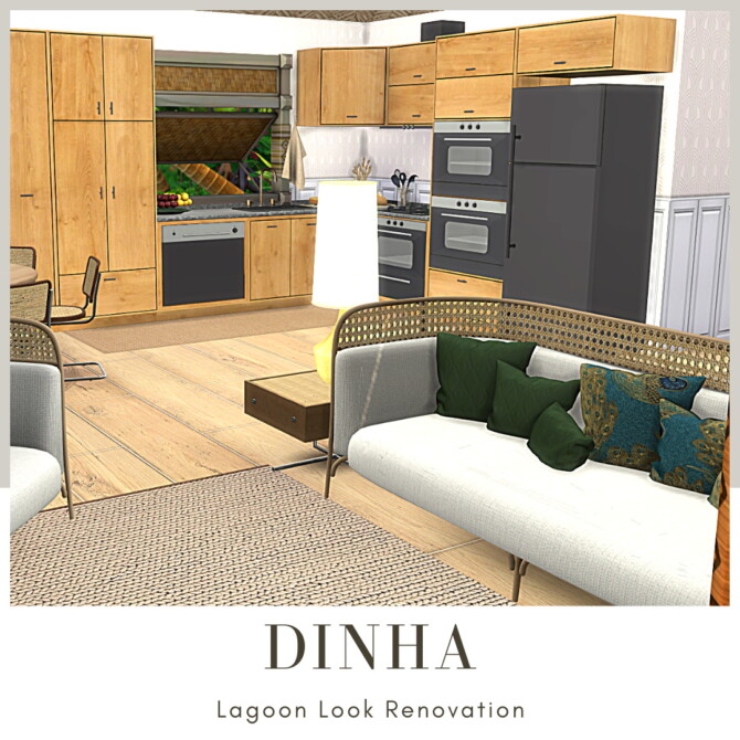 Sims 4 LAGOON LOOK RENOVATION at Dinha Gamer