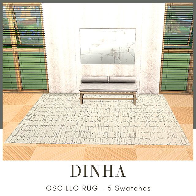 Sims 4 Set of Rugs: Oscillo & Savona at Dinha Gamer