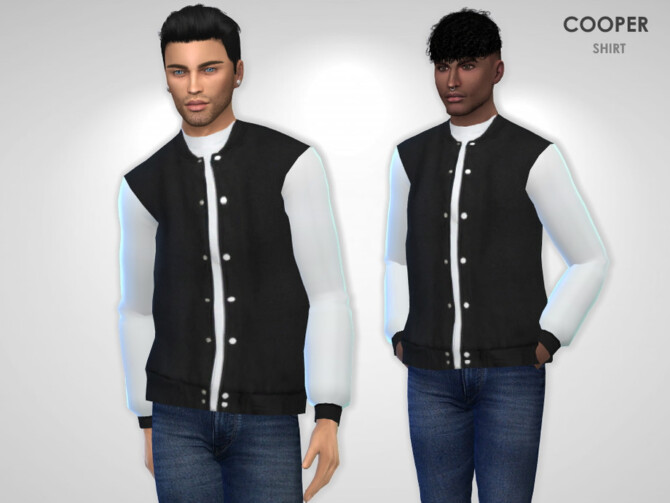 Sims 4 Cooper Shirt by Puresim at TSR