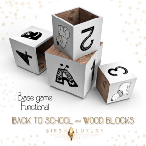 Wood Blocks at Sims4 Luxury