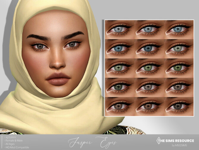 Sims 4 Jasper Eyes by MSQSIMS at TSR