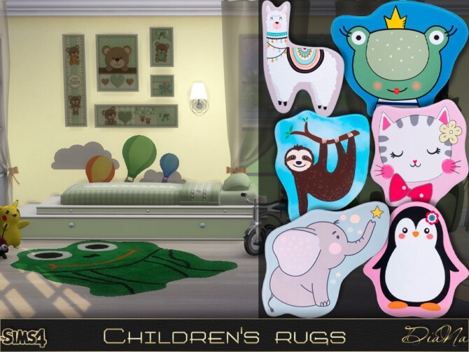 Sims 4 CHILDRENS RUGS at DiaNa Sims 4