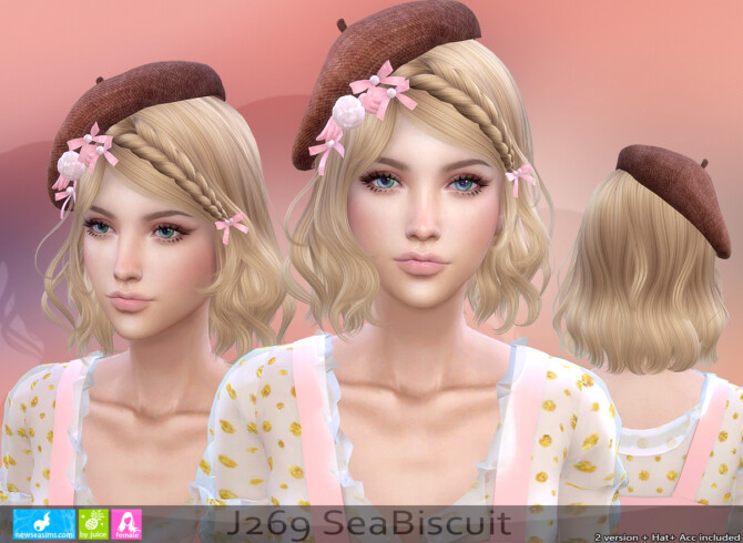 Sims 4 J269 SeaBiscuit hair (P) at Newsea Sims 4