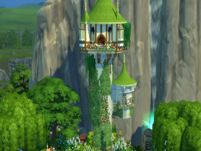 Sims 4 Princess Tower by susancho93 at TSR