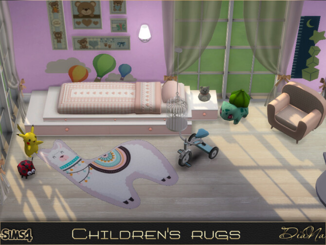 Sims 4 CHILDRENS RUGS at DiaNa Sims 4