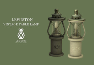 Vintage Table Lamp at Leo Sims