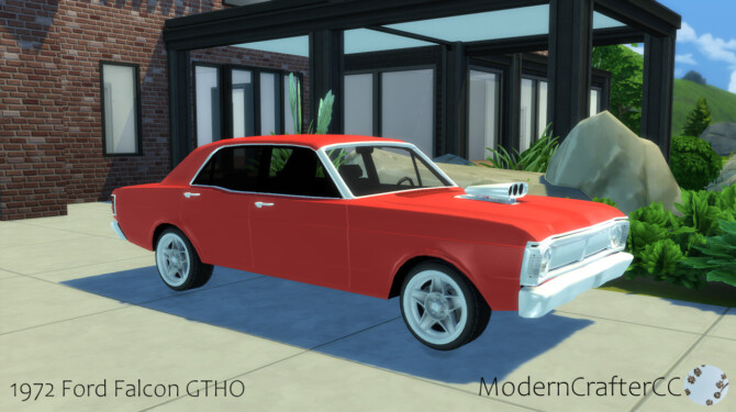 Sims 4 1972 Ford Falcon GTHO at Modern Crafter CC