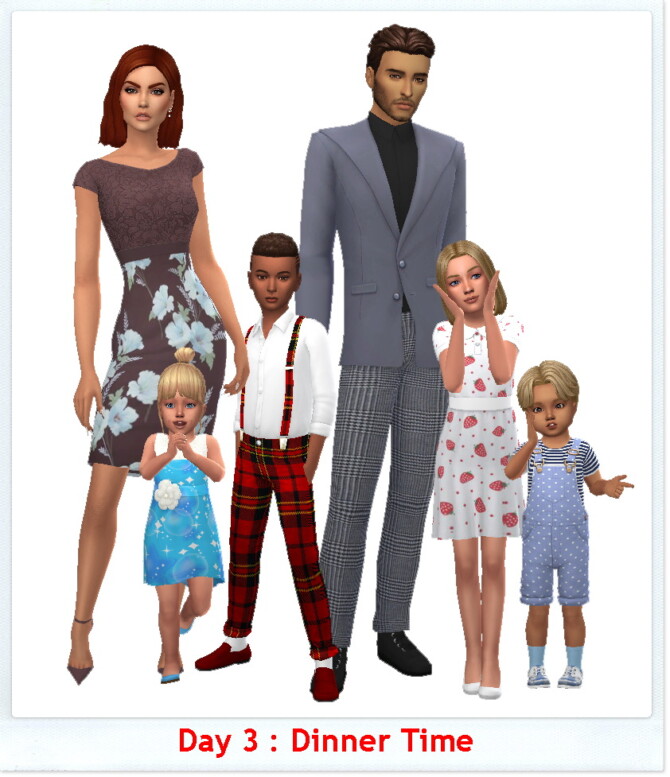 Sims 4 Dinner outfits and shoes at Sims4Sue