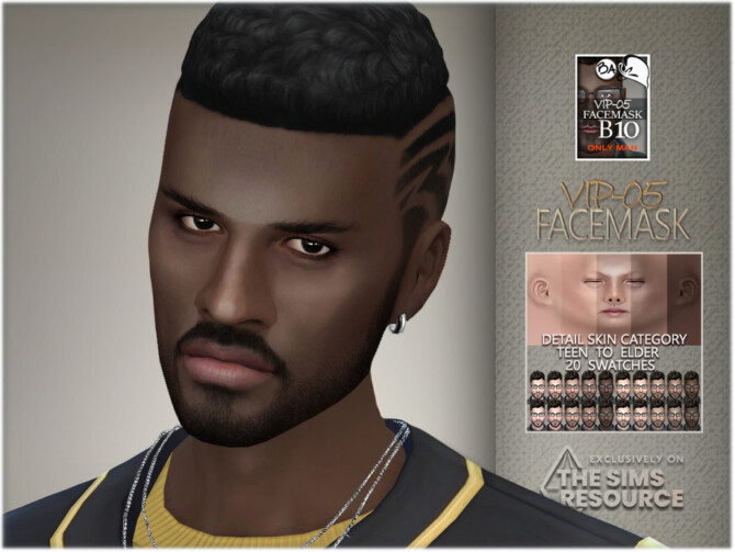 Sims 4 VIP 05 Facemask by BAkalia at TSR