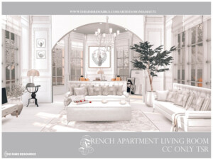 French Apartment Living Room by Moniamay72 at TSR
