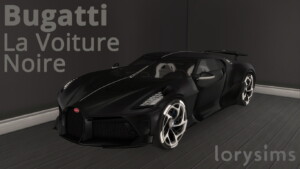 2019 Bugatti La Voiture Noire at LorySims