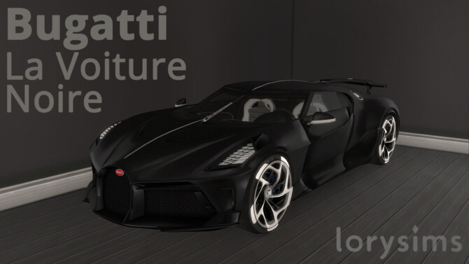 Sims 4 2019 Bugatti La Voiture Noire at LorySims