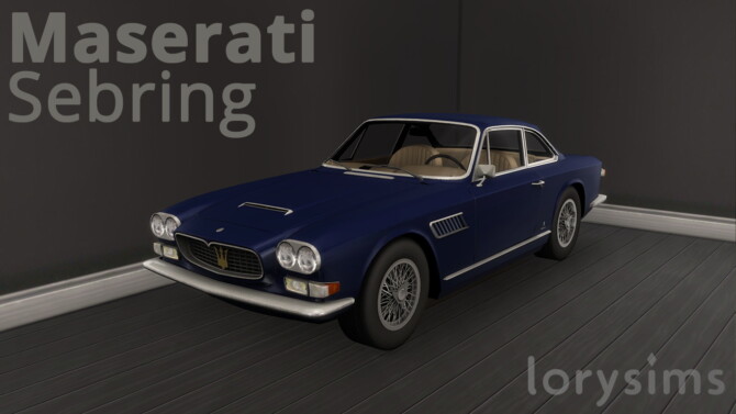 Sims 4 1965 Maserati Sebring at LorySims