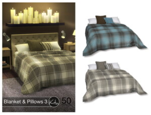 Blanket & Pillows 3 at Ktasims