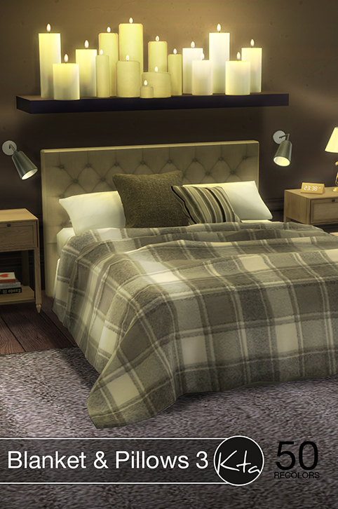 Sims 4 Blanket & Pillows 3 at Ktasims
