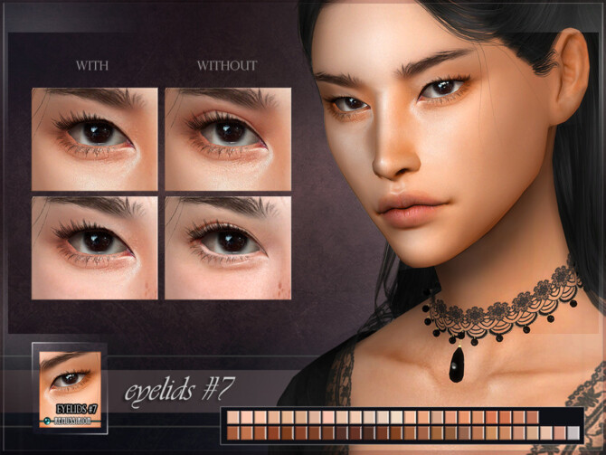 Sims 4 Eyelids 7   Monolids by RemusSirion at TSR