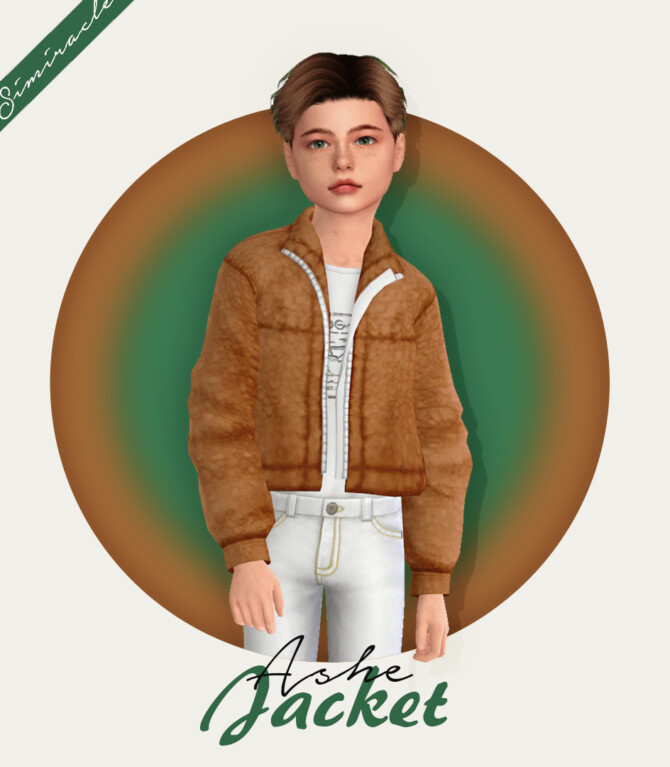 Sims 4 Clumsyalien Ashe Jacket Kids Version at Simiracle
