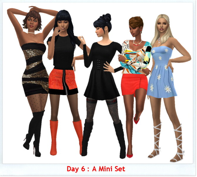 Sims 4 Mini Corset Dress at Sims4Sue
