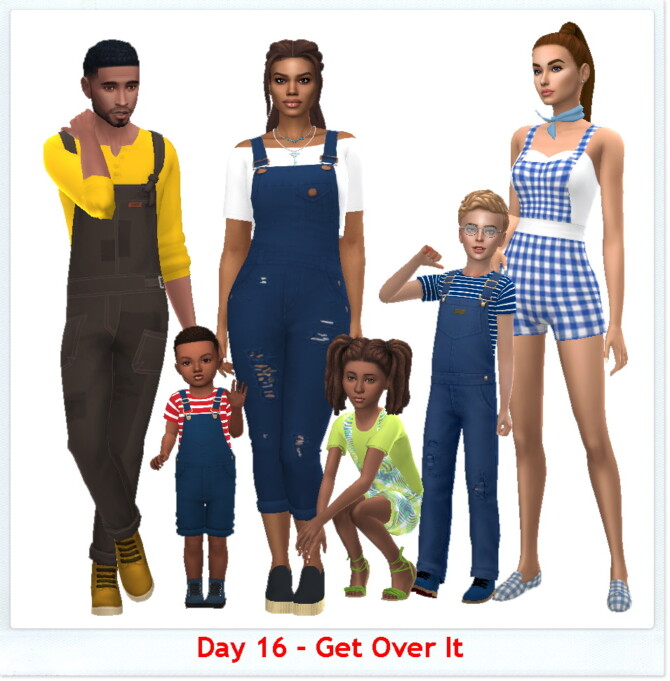 Sims 4 Get Over It Overalls at Sims4Sue