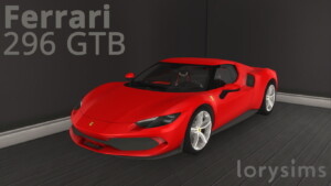 2022 Ferrari 296 GTB at LorySims