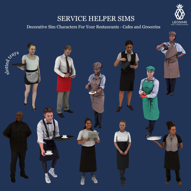 Sims 4 Service Helper Sims at Leo Sims