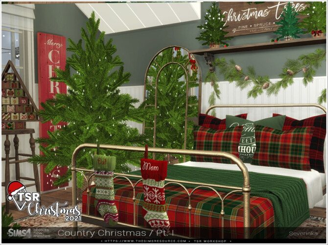 Sims 4 TSR Christmas 2021   Country Christmas Pt.I by Severinka  at TSR