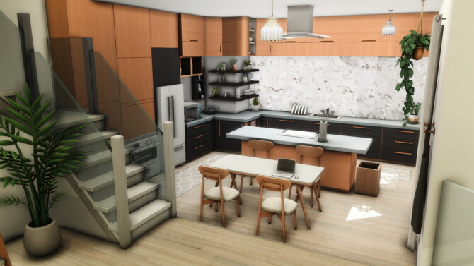 Sims 4 Modern House by plumbobkingdom at Mod The Sims 4