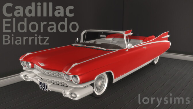 Sims 4 1959 Cadillac Eldorado Biarritz at LorySims