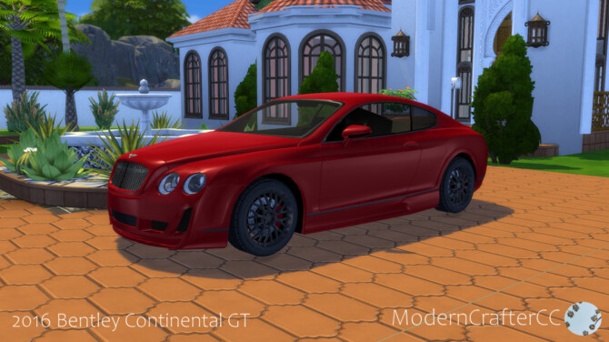 Sims 4 2016 Bentley Continental GT at Modern Crafter CC