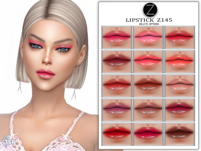 Sims 4 LIPSTICK Z145 by ZENX at TSR