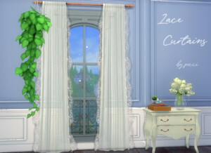 Lace Curtains at Garden Breeze Sims 4