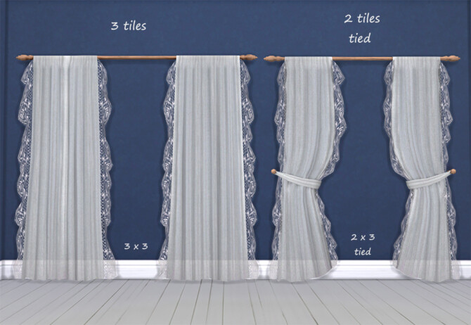 Sims 4 Lace Curtains at Garden Breeze Sims 4