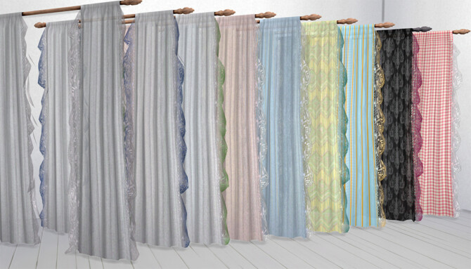 Sims 4 Lace Curtains at Garden Breeze Sims 4