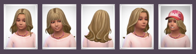Sims 4 Lilly Kids Hair at Birksches Sims Blog