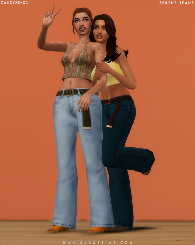 Sims 4 SERENE JEANS at Candy Sims 4