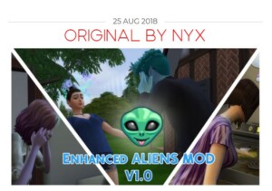 Frankenfix of Nyx’s Enhanced Aliens by baniduhaine at Mod The Sims 4