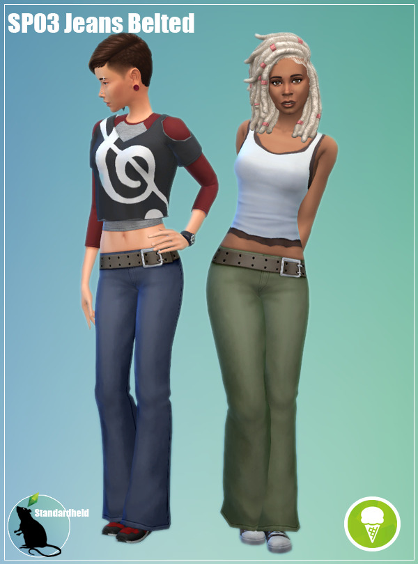 Sims 4 SP03 Jeans Belted at Standardheld