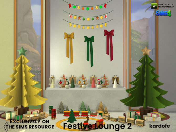 Sims 4 Festive Lounge 2 by kardofe at TSR