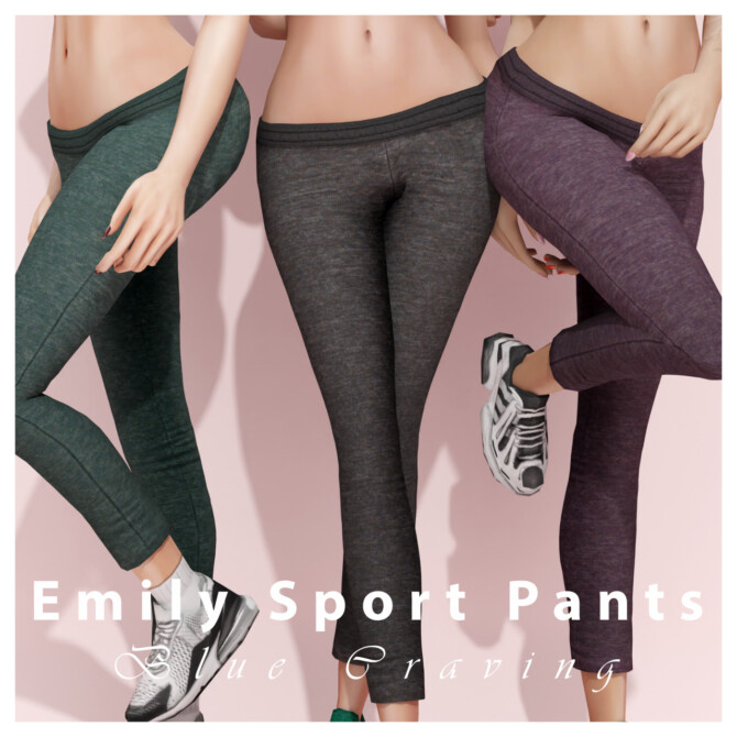 Sims 4 EMILY SPORT LEGGINGS at Blue Craving