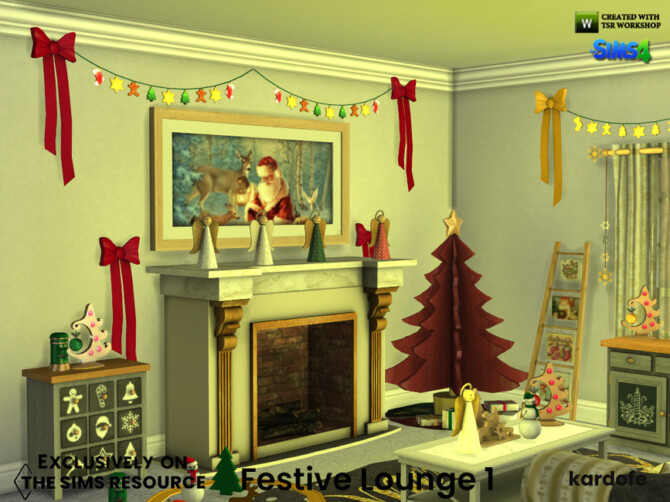 Sims 4 Festive Lounge 1 by kardofe at TSR
