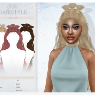 Carmen Hair at Meellanie » Sims 4 Updates
