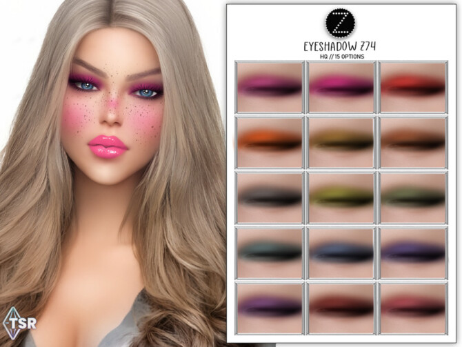 Sims 4 EYESHADOW Z74 by ZENX at TSR
