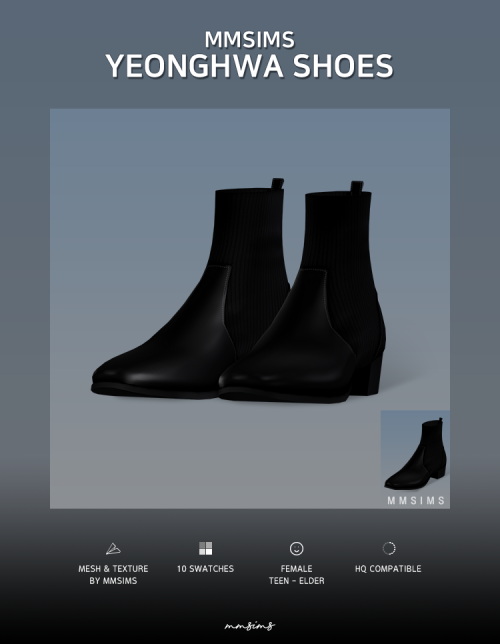 Sims 4 YeongHwa Shoes at MSSIMS