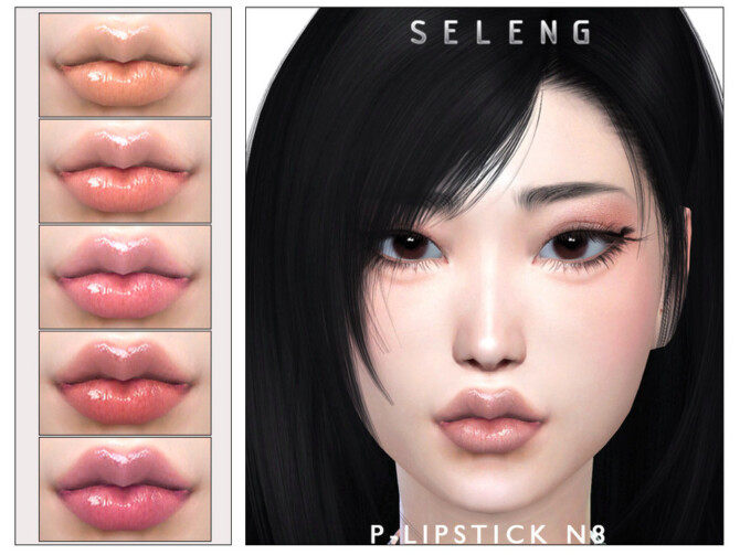 Sims 4 P Lipstick N8 by Seleng at TSR