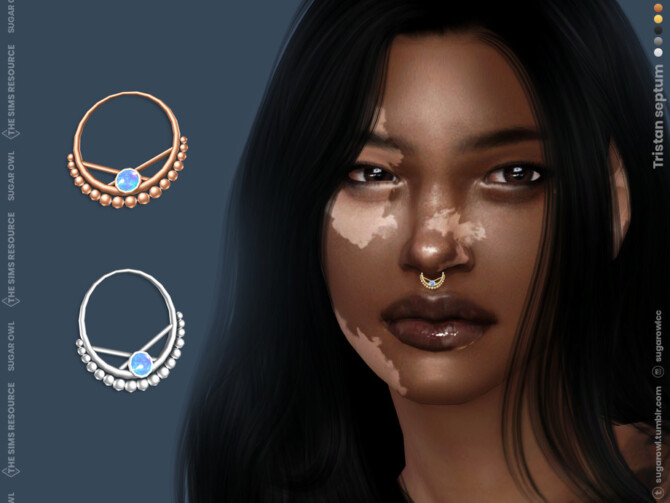 Sims 4 Tristan septum by sugar owl at TSR